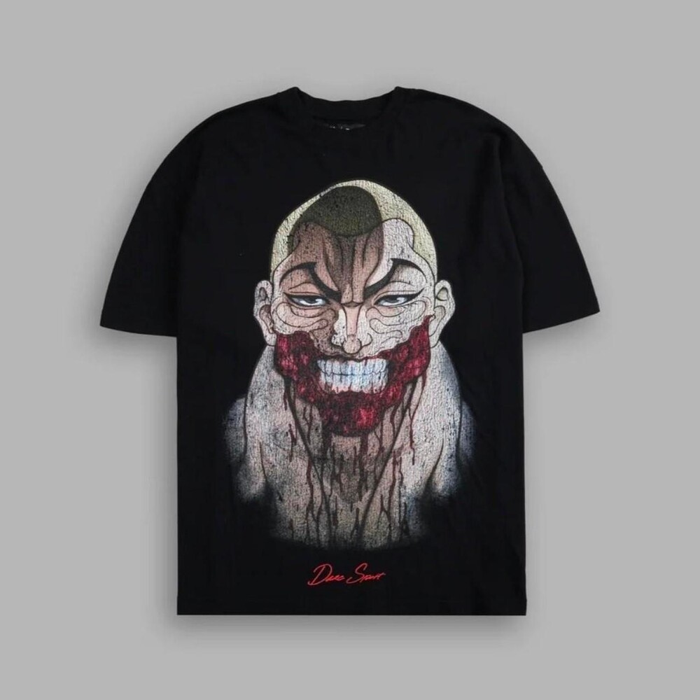 DARC SPORT X BAKI “ENRAGED” OVERSIZED TEE, SIZE MEDIUM #anime #darcsport
